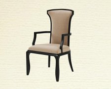 新中式实木餐椅扶手椅子-型号MX238