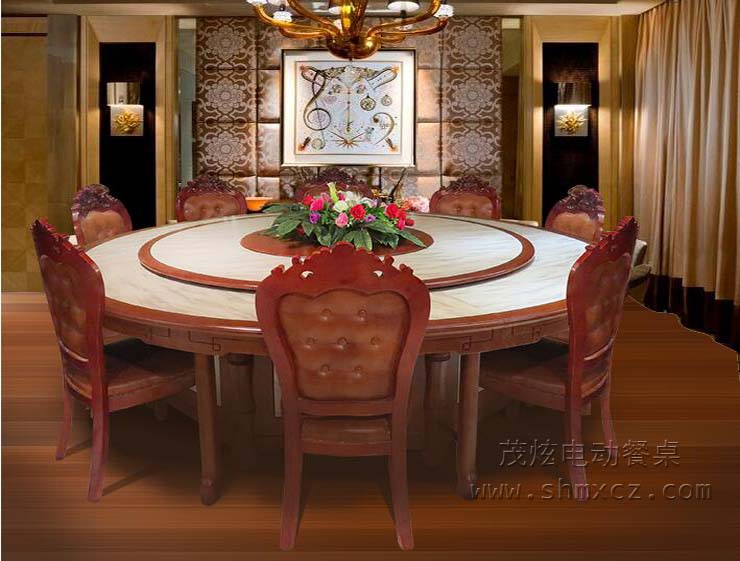 新中式电动餐桌--型号：FH36