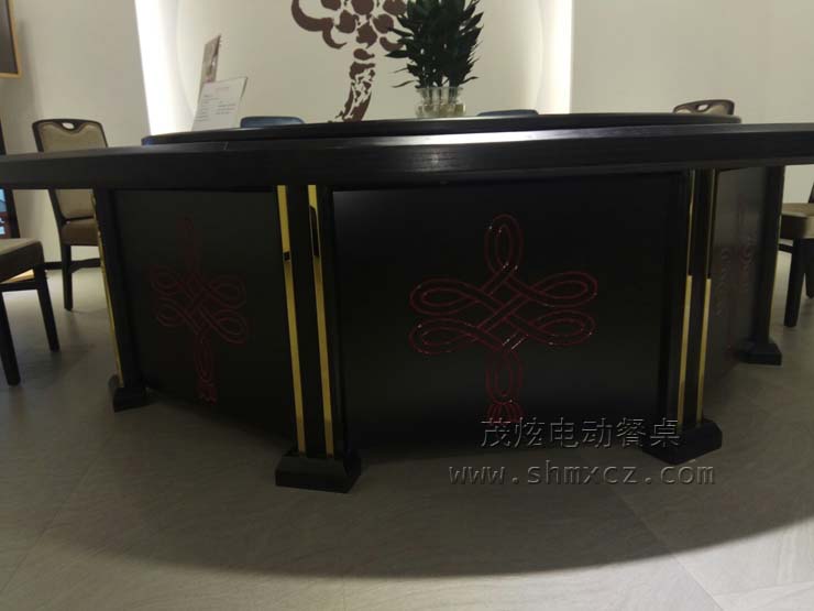 新中式电动餐桌--型号：【中国结】