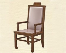 新中式实木扶手椅子-型号：DY118