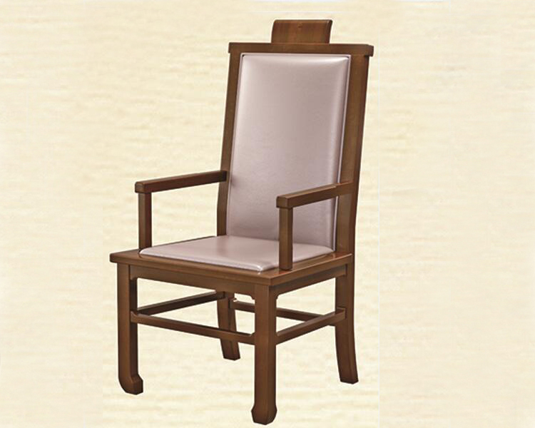 现代新中式实木餐椅图片