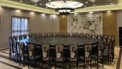  Automatic dining table direct selling price for 20 people in luxury hotel rooms