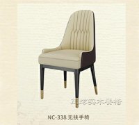 休闲现代中式实木椅子-型号：NC338