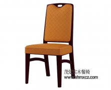 酒店包房实木休闲餐椅子：N51