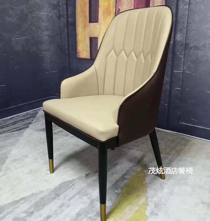 酒店轻奢风格金属椅子图片